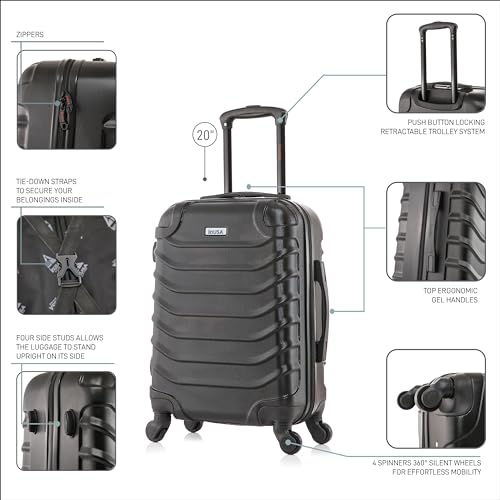 InUSA ENDURANCE Luggage with Spinner Wheels | Durable Lightweight Hardshell - Like New