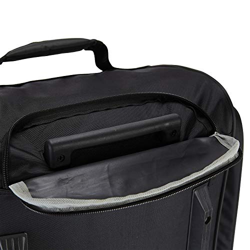 TRAVELERS CLUB XPEDITION 30 INCH ROLLING DUFFEL BAG - BLACK - Brand New