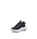 1986301 SOREL WOMEN KINETIC BREAKTHRU DAY LACE SHOES SIZE 8 BLACK/WHITE - Like New