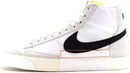 NIKE BLAZER MID PRO CLUB, MEN'S SNEAKER - 12.5 - WHITE BLACK LIGHT BONE SUMMIT - Like New