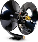 REELWORKS Air Hose Reel Retractable Hand Crank Reel 3/8" x 50' 300 PSI - BLACK - Like New