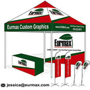 Eurmax 10 x 10 Canopy Commercial Tent Party Shelter - Black - Brand New