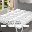 1400 GSM Extra Thick King Mattress Topper Cooling Pillow Top Mattress Topper - Brand New
