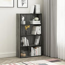 FURINNO PASIR BOOK SHELF 4-TIER BOOKSHELF OPEN SHELF FURINNO 11209 - FRENCH OAK - Like New
