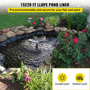 VEVOR Pond Liner 15 x 20 ft 20 Mil Thickness Pliable & Durable LLDPE Material - Brand New