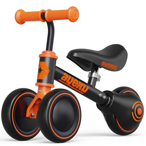 AYEKU BABY BALANCE BIKE FOR 1 YEAR OLD BOY - ORANGE Like New