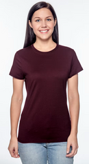 HANES SL04 LADIES' PERFECT-T T-SHIRT - SIZE: 3XL - MAROON - Like New