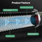 INFINIPOWER DRYER VENT HOSE 8" INSULATED FLEXIBLE DUCT 25FT HEAVY DUTY - BLACK - Like New