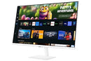 SAMSUNG 27" M50C Series FHD Smart Monitor w/Streaming-TV, LS27CM501ENXZA White - Like New