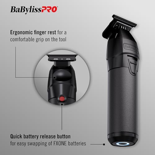 BABYLISSPRO FXONE BLACK FX TRIMMER FX799MB SLEEK HIGH-PERFORMANCE TRIMMER - Like New