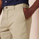 AMAZON ESSENTIALS MEN'S SLIM-FIT 7" CHINO SHORT, SIZE MEN 28, KHAKI - Brand New