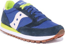 SAUCONY MEN'S JAZZ ORIGINAL - SIZE: MEN 4.5 (AU/UK M3.5) (EU M37) - LIME NAVY - Like New