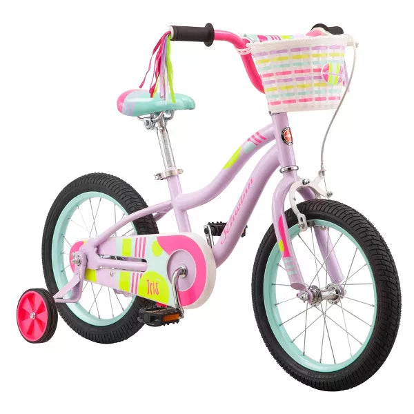 SCHWINN IRIS 16" KIDS' BIKE - PURPLE - Like New