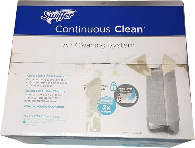 Swiffer Continuous Air Cleaning System Generation 2.0, SY1101NS - White Like New