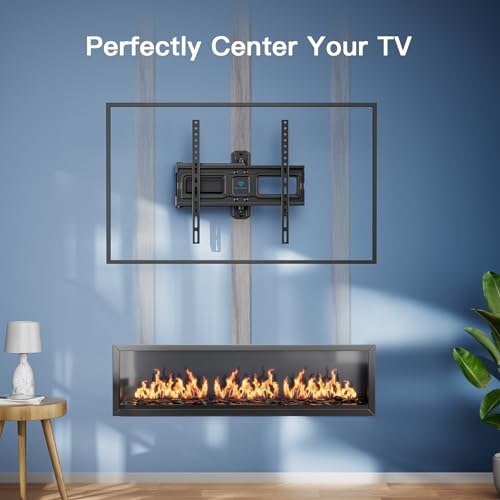 PERLESMITH TV Wall Mount for 26-55 inch TVs up to 70 lbs Full Motion TV Mount - Like New