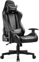 GTRACING GAMING CHAIR RACING OFFICE COMPUTER ERGONOMIC RECLINER - BLACK - Like New