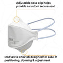 3M AURA N95 PARTICULATE RESPIRATOR MASK 20 PER BOX 9205+-20 - WHITE - Brand New