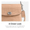 Coach Women's Embossed Croc Cassie Crossbody 19 Bag Buff - Like New