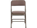 Flash Furniture Hercules Metal Folding Chair, Beige, 4-Pack B004EZD86K - NEW - Brand New