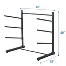 TRUE & TIDY LUGO KR-46-3TIER HEAVY-DUTY FREESTANDING RACK KR-46-3TIER - BLACK - Like New