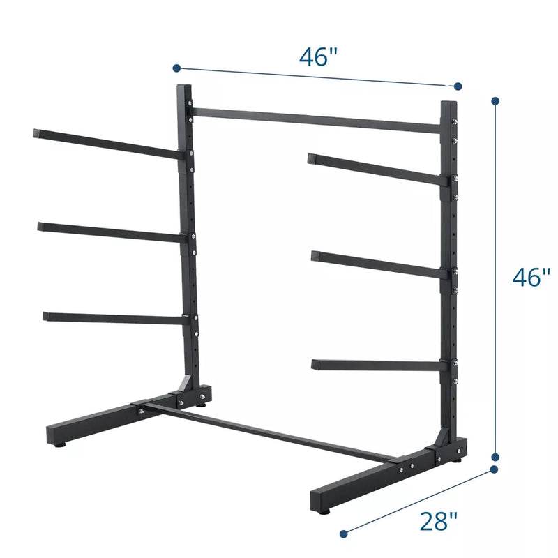 TRUE & TIDY LUGO KR-46-3TIER HEAVY-DUTY FREESTANDING RACK KR-46-3TIER - BLACK - Like New