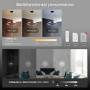 XLZWJLQ Modern LED Chandelier 1 Ring Circular Hanging Light Remote B0B8D3WQQF - Brand New