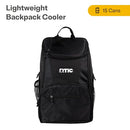 RTIC Lightweight Backpack Cooler Black 15 Can Portable Insulated Bag - Brand New