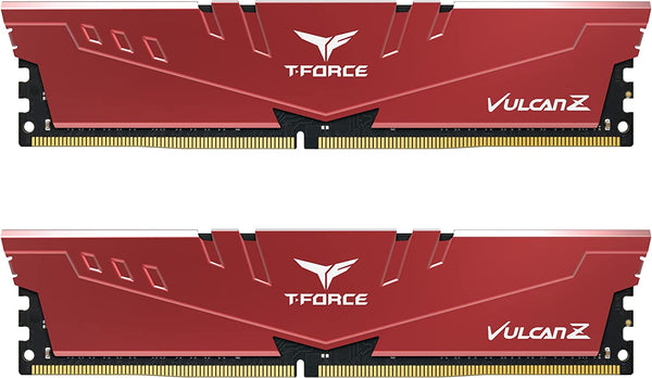 TeamGroup T-Force Vulcan 16GB DDR4-3200 DIMM Memory TLZRD48G3200HC16FBK - RED - Like New