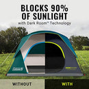 COLEMAN SKYDOME TENT 72 H X 102 W X 120 L 1 PK 6 PERSONS PFAS - NAVY BLUE - Like New