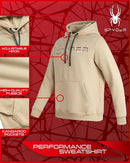 SYPDER SPYDER MEN'S ACTIVE HOODIE SWEATSHIRT FLEECE CLOUD SIZE MEN M - Brand New