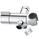 UVISH PRESSURE ALL METAL 3 WAY SHOWER DIVERTER VALVE WITH HAND HOLDER - CHROME - Like New