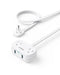 ANKER USB POWER STRIP SMALL POWER STRIP WITH 2 OUTLETS AND 2 USB CHARGER WHITE - Like New