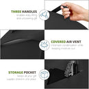 Nestl BBQ Grill Cover with Front Zipper Pocket Waterproof Gas, 72 Inch - Black - Like New