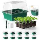 Seed Starter Tray 10PCS Seed Starter Kit Heightened Lids Green PR2243089 - Like New