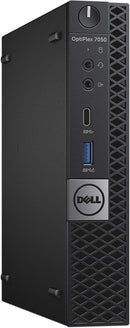 Dell Optiplex 7050 Micro Desktop I3-6100T 16GB 512GB SSD Keyboard Mouse - BLACK - Like New