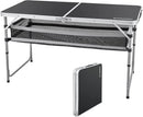 FUNDANGO FOLDING CAMPING TABLE, 4 FT ADJUSTABLE 9C2108 - BLACK - Like New