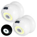 LEMONBEST MOTION SENSOR OUTDOOR LIGHTS - WHITE - Like New