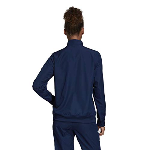 ADIDAS 19 WOMEN WOVEN JACKET MULTI-SPORT WOMEN'S SIZE M NAVY/WHITE - Like New