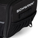 SCHWINN BIKE BAG PANNIER STORAGE MOUNTED BICYCLE ACCESSORIES SW80224 - BLACK - Like New