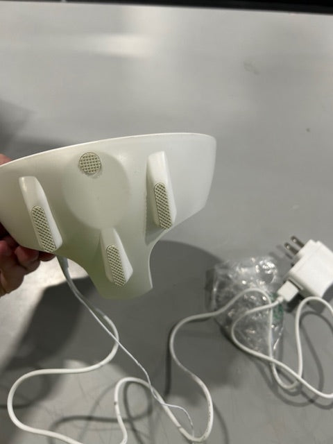 6 COLORS LED DIGITAL ALARM CLOCK WAKE UP LIGHT SMART SNOOZE FUNCTION - MULTI - Like New