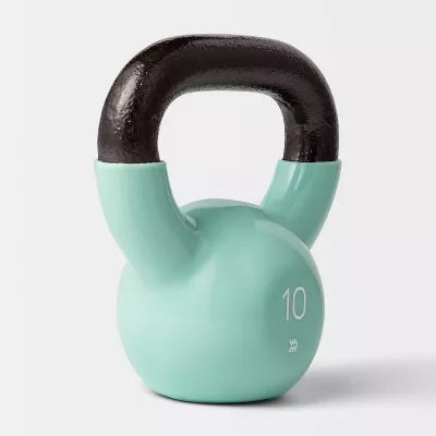 ALL IN MOTION 10 LBS. KETTLEBELL - AQUA - Scratch & Dent