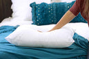 Foamily 2 Pack Bed Pillows for Sleeping Cotton & Super Plush Down Alternative - Like New