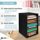 AdirOffice Classroom Mailbox 11 Compartment Wooden Mail Organizer B07DDQMZV1 - Brand New