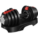 Yaheetech Adjustable Dumbbell Set Free Weights Quick Adjust B0DQKHH8BD - Black - Brand New