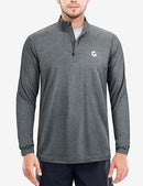 JUMGEAR-LIFE 3Pack Quarter Zip Pullover Men Long Sleeve Sweatshirts - Like New
