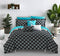 CHIC HOME BLACK REVERSIBLE BED IN A BAG COMFORTER SET MORNINGTON - BOHO PAISLEY - Like New