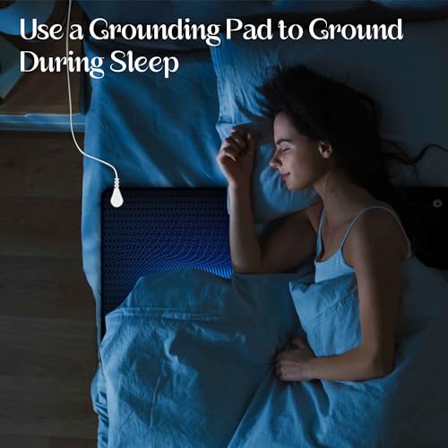 FENBAS Grounding Mat Leather Enjoy Grounding Effect Sleep Better 27''×39'' Black - Like New