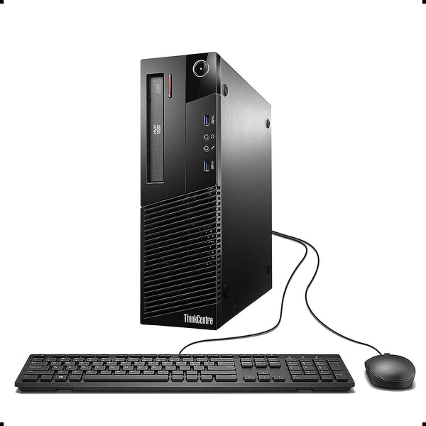Lenovo M93P SFF Desktop Core i5-4570 3.2GHz 8GB RAM 500GB HDD 10A8S33600 - Black - Like New