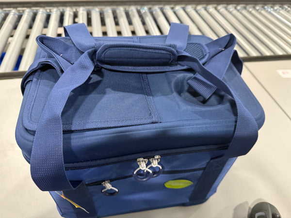 SUN SQUAD™ CAN TOTE 24 CANS/4.5QT SOFT SIDED COOLER - NAVY BLUE - Brand New