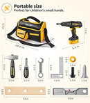 GEYIIE KIDS TOOL SET, CONSTRUCTION TOOLS TOY WITH DURABLE TOOL BAG 40 PCS-YELLOW Like New